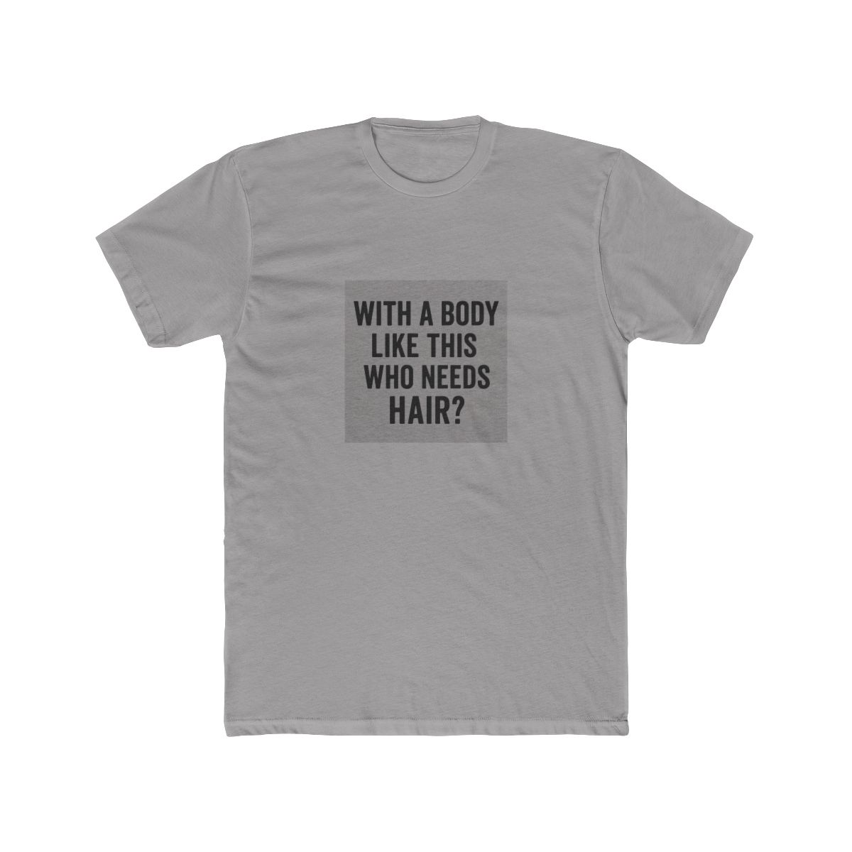 Bald Dog 'Body Like This Who Needs Hair' Funny T-Shirt - Official t-shirts merchandise