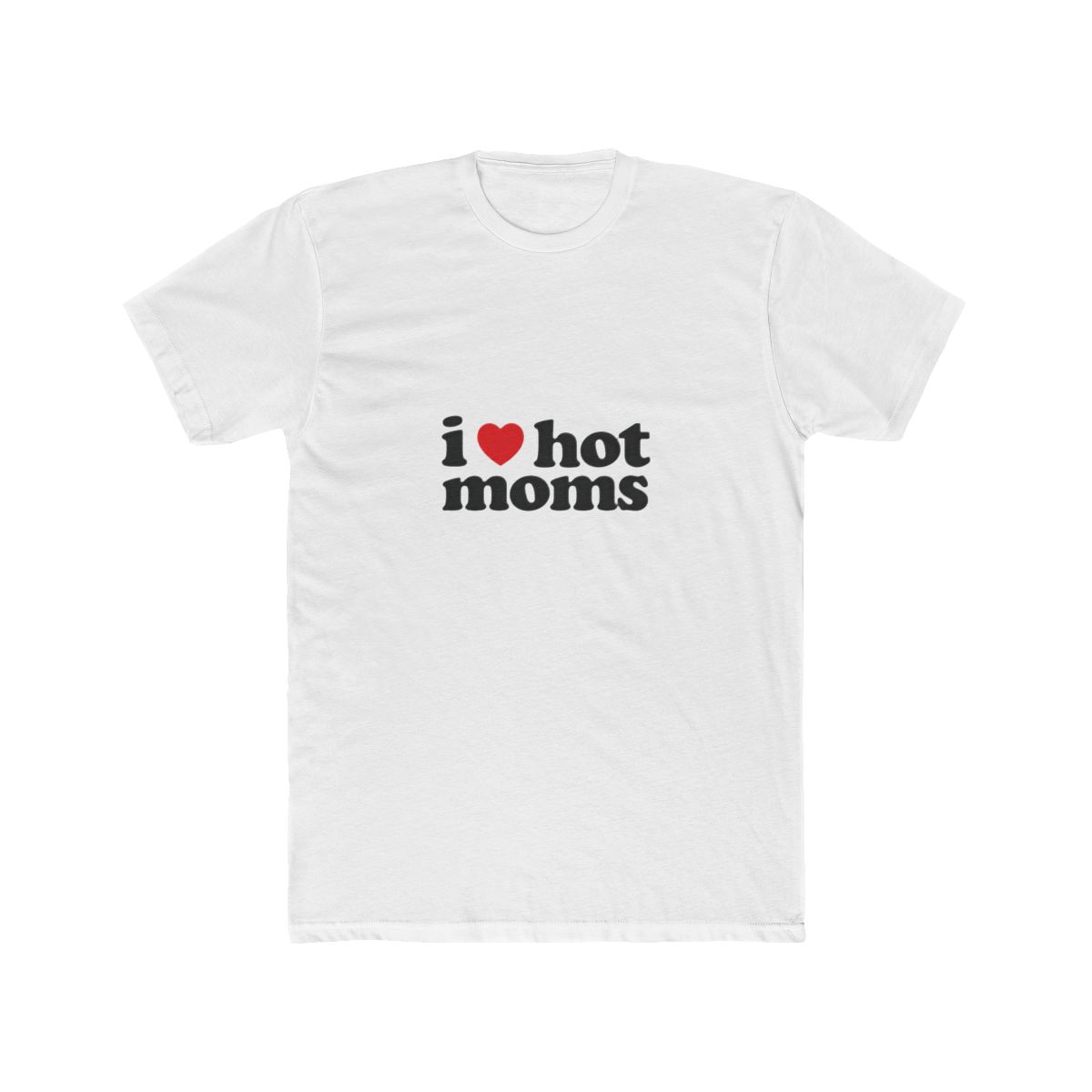 I Heart Hot Moms Black Ski Mask T-Shirt - Official t-shirts merchandise