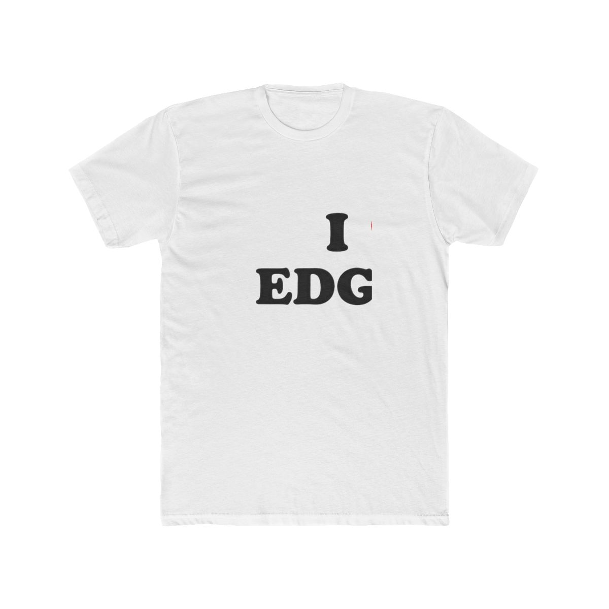 I Heart Edging Black Tee - Official t-shirts merchandise