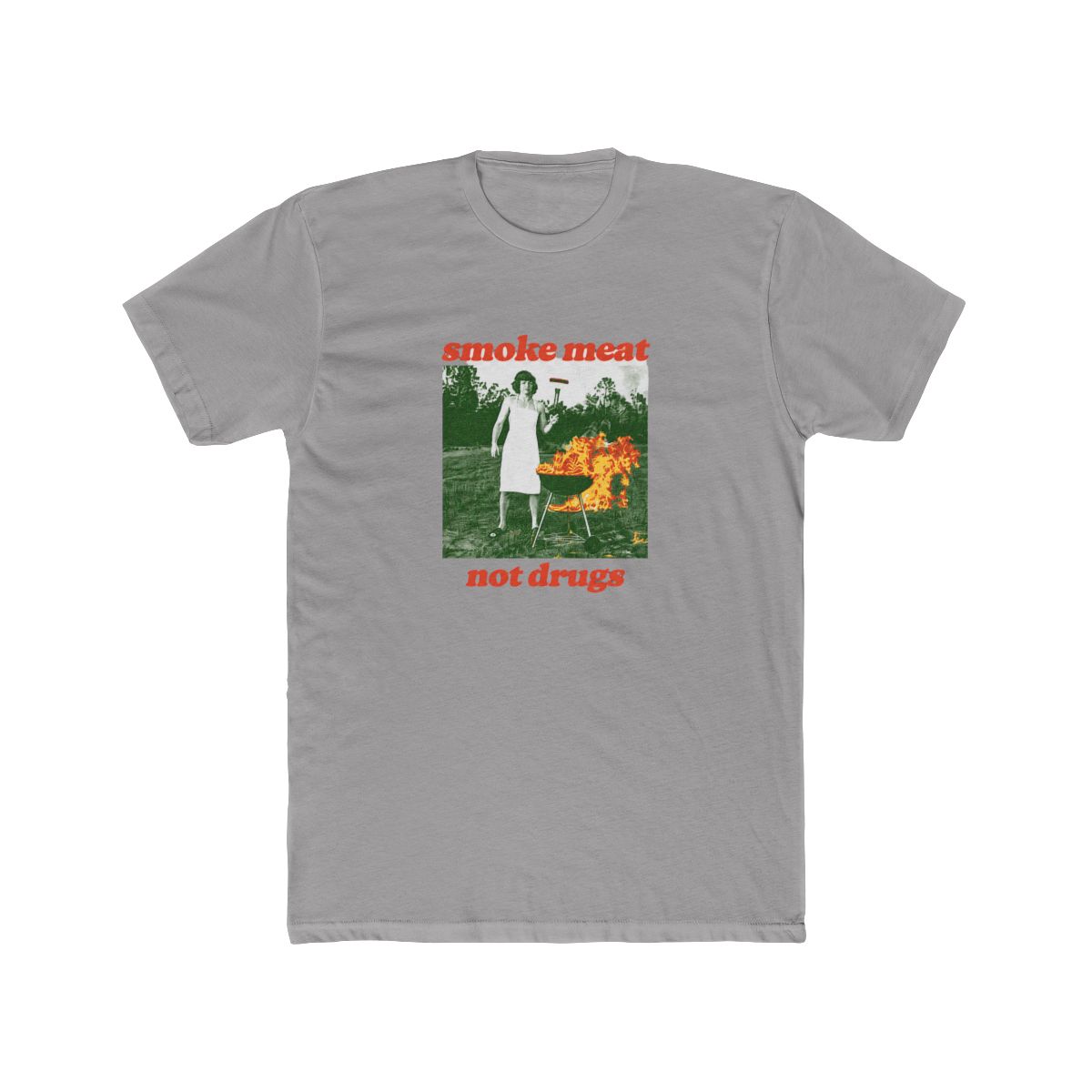 Smoke Meat Not Drugs Black Tee - alternate angle 2, merchandise